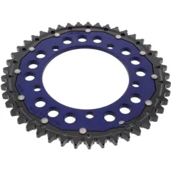 Rear sprocket dual 45 tooth pitch 530 blue