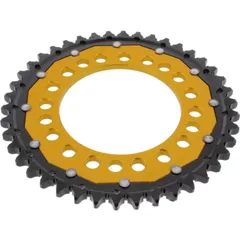 Rear sprocket dual 42 tooth pitch 530 gold ZFD30242GLD