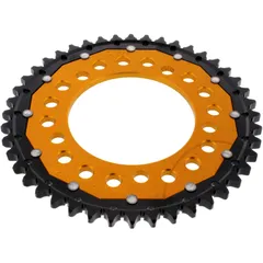 Kettenrad Dual 44Z Teilung 530 gold ZF Innendurchmesser 112 Lochkreis 138 passend für: Honda CB, CBR, CBF
