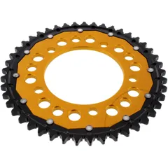 Kettenrad Dual 45Z Teilung 530 gold ZF Innendurchmesser 112 Lochkreis 138 passend für: Honda CB, CBR, CBF