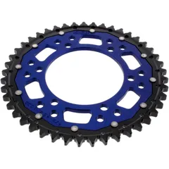Kettenrad Dual 45Z Teilung 530 blau ZF Innendurchmesser 110 Lochkreis 130 passend für: MZ/MUZ 1000