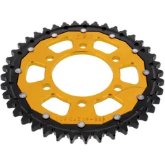 Kettenrad Dual 41Z Teilung 530 gold ZF Innendurchmesser 080 Lochkreis 104 passend für: Kawasaki ZRX, ZX - 9R, ZX - 12R