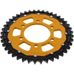 Kettenrad Dual 42Z Teilung 530 gold ZF Innendurchmesser 080 Lochkreis 104 passend für: Kawasaki ZRX, ZX - 9R, ZX - 12R