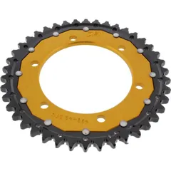 Rear sprocket dual 42 tooth pitch 530 gold ZFD49942GLD