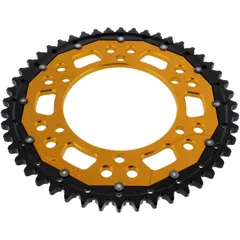 Kettenrad Dual 48Z Teilung 530 gold ZF Innendurchmesser 120 Lochkreis 140 passend für: Kawasaki VN, ZZR