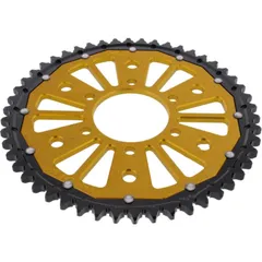 Rear sprocket dual 50 tooth pitch 530 gold