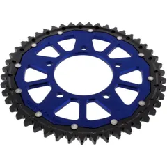 Kettenrad Dual 47Z 530 für Motorräder blau