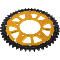 Kettenrad Dual 47Z Teilung 530 gold ZF Innendurchmesser 087 Lochkreis 110