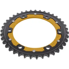 Rear sprocket dual 39 tooth pitch 530 gold ZFD85939GLD
