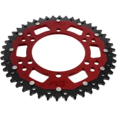 Kettenrad Dual 46Z Teilung 520 rot ZF Innendurchmesser 110 Lochkreis 130 passend für: Kawasaki Ninja, GPZ, Z