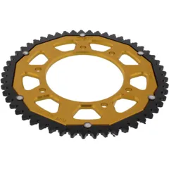 Rear sprocket dual 53 tooth pitch 420 gold