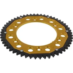 Rear sprocket dual 54 tooth pitch 428 gold ZFD125854GLD
