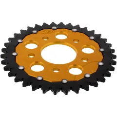 Kettenrad Dual 36Z Teilung 520 gold ZF Innendurchmesser 058 Lochkreis 090 passend für: Honda NSR