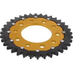 Rear sprocket dual 36 tooth pitch 525 gold
