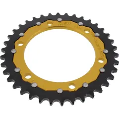 Rear sprocket dual 38 tooth pitch 525 gold