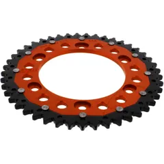 ZF Dual Kettenrad 45Z Teilung 525 orange für Motorräder