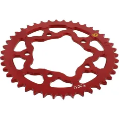 Rear sprocket aluminium 42 tooth pitch 525 red 202P 52542R