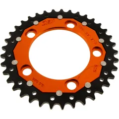 Kettenrad Dual 37Z 525 orange ZF