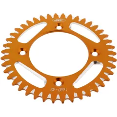 Rear sprocket alu 42 tooth pitch 415 orange