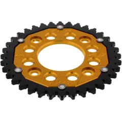 Kettenrad Dual 36Z Teilung 420 gold ZF Innendurchmesser 058 Lochkreis 090 passend für: Honda ANF, MSX, AFS