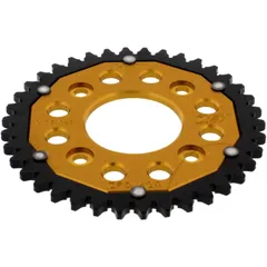 Kettenrad Dual 38Z Teilung 420 gold ZF Innendurchmesser 058 Lochkreis 090 passend für: Honda ANF, MSX, AFS