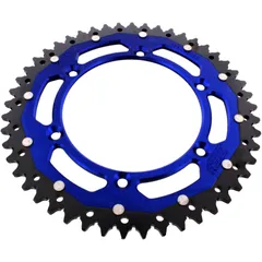 Kettenrad Dual 49Z Teilung 520 blau ZF Innendurchmesser 136 Lochkreis 156 passend für: Husqvarna TE, WR, SM, CR