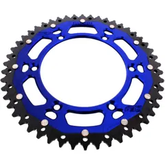 Kettenrad Dual 50Z Teilung 520 blau ZF Innendurchmesser 136 Lochkreis 156 passend für: Husqvarna TE, WR, SM, CR