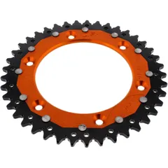 Kettenrad Dual 41Z Teilung 520 orange ZF Alternative: 7582530 passend für: Husqvarna FE, FC, TE