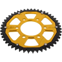 Kettenrad Dual 47Z Teilung 428 gold ZF Innendurchmesser 068 Lochkreis 090 passend für: Honda CB