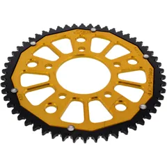 Kettenrad Dual 54Z Teilung 428 gold ZF Innendurchmesser 074 Lochkreis 100 passend für: SWM SM, SMT