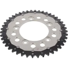 Rear sprocket dual 44 tooth pitch 520 silver