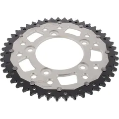 Rear sprocket dual 47 tooth pitch 520 silver