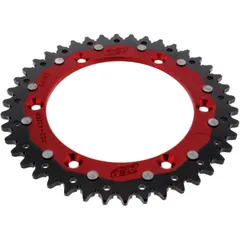 Kettenrad Dual 42Z Teilung 520 rot ZF Innendurchmesser 136 Lochkreis 156 passend für: Husqvarna TE, WR, SM, CR