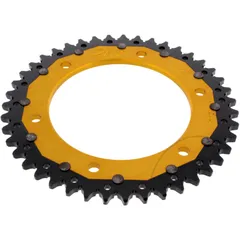 Kettenrad Dual 43Z Teilung 525 gold ZF Innendurchmesser 134 Lochkreis 160 passend für: Honda CBR, NT