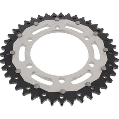 Rear sprocket dual 41 tooth pitch 525 silver