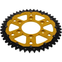 Kettenrad Dual 45Z Teilung 525 gold ZF Innendurchmesser 073 Lochkreis 103 passend für: Ducati Multistrada, Desert X, Desert X Rally