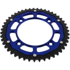 Kettenrad Dual 47Z Teilung 420 blau ZF Innendurchmesser 100 Lochkreis 120 passend für: Yamaha YZ