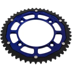 Kettenrad Dual 48Z Teilung 420 blau ZF Innendurchmesser 100 Lochkreis 120 passend für: Yamaha YZ