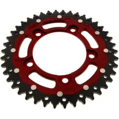 Kettenrad Dual 42Z Teilung 525 rot ZF Innendurchmesser 100 Lochkreis 120 passend für: Aprilia RSV4, Tuono