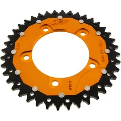 Kettenrad Dual 40Z Teilung 525 gold ZF Innendurchmesser 100 Lochkreis 120 passend für: Aprilia Shiver, Dorsoduro, Mana
