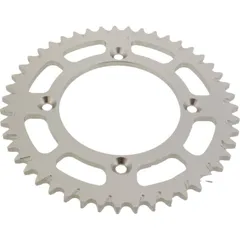 Rear sprocket alu 47 tooth pitch 420 silver