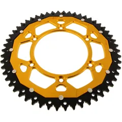 Kettenrad Dual 54Z Teilung 520 gold ZF Innendurchmesser 125 Lochkreis 150 passend für: Husqvarna FE, FC, TE