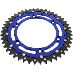 Kettenrad Dual 46Z Teilung 520 blau ZF Innendurchmesser 130 Lochkreis 150 passend für: Fantic XEF, XX, XXF