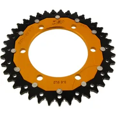 Kettenrad Dual 39Z Teilung 525 gold ZF Innendurchmesser 106 Lochkreis 125 passend für: Triumph Tiger, Street Triple, Bonneville