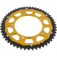 Rear sprocket dual 51 tooth pitch 420 gold