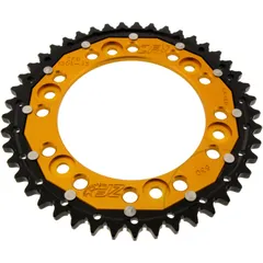 Kettenrad Dual 45Z Teilung 530 gold ZF Innendurchmesser 134 Lochkreis 160 passend für: Honda CBR, VTR