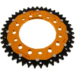 Rear sprocket dual 43 tooth pitch 525 gold ZFD187743GLD