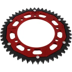Kettenrad Dual 48Z Teilung 428 rot ZF Innendurchmesser 105 Lochkreis 125 passend für: Rieju Marathon, Tango, RS - 3