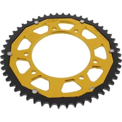 Rear sprocket dual 52 tooth pitch 428 gold ZFD113452GLD