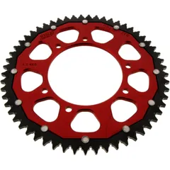 Kettenrad Dual 57Z Teilung 428 rot ZF Innendurchmesser 105 Lochkreis 125 passend für: Rieju Marathon, Tango, RS - 3